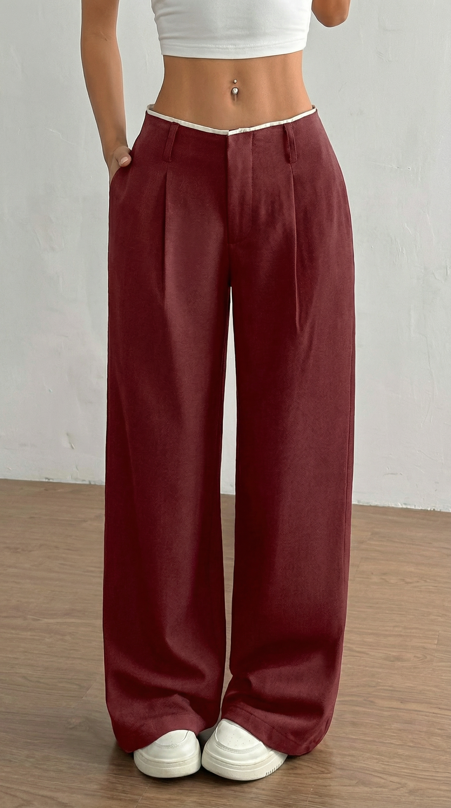 Siena - Pantalón Palazzo Low Waist
