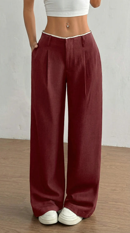 Siena - Pantalón Palazzo Low Waist
