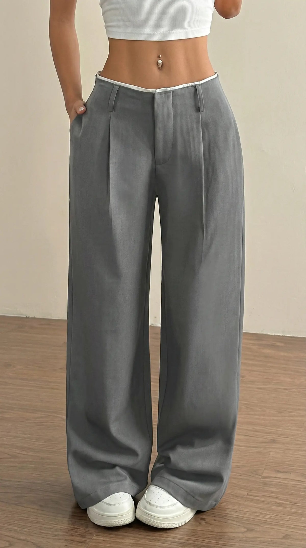 Siena - Pantalón Palazzo Low Waist