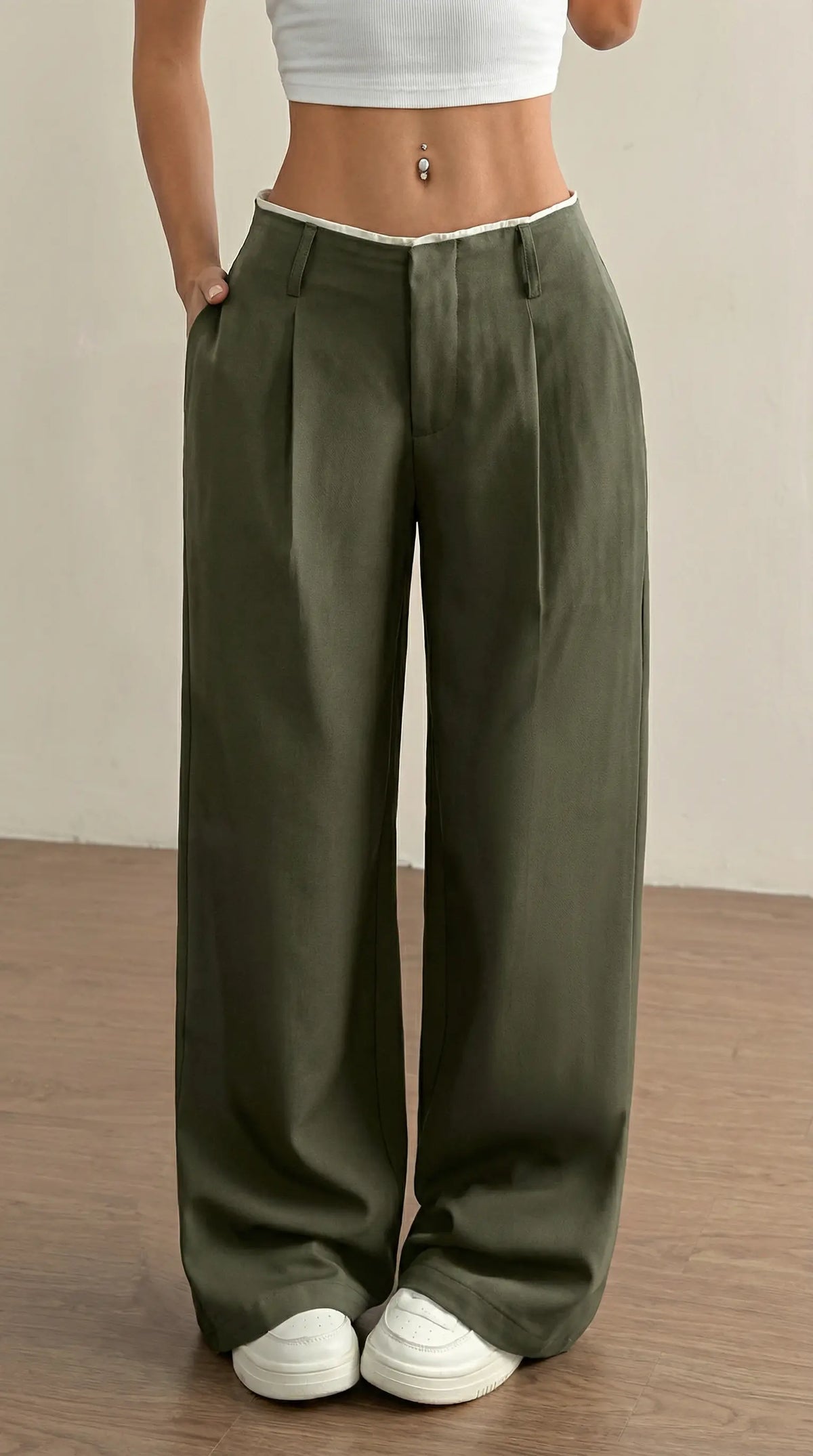 Siena - Pantalón Palazzo Low Waist