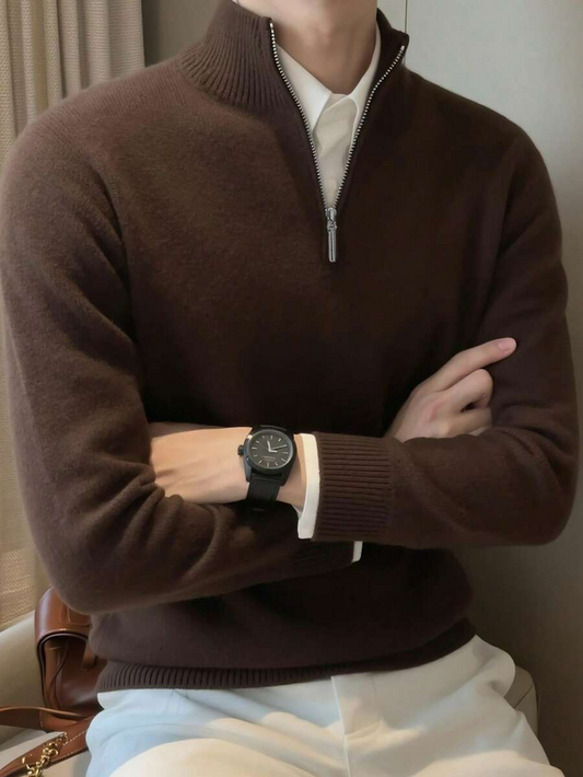 Mateo - Jersey de Punto con Cremallera