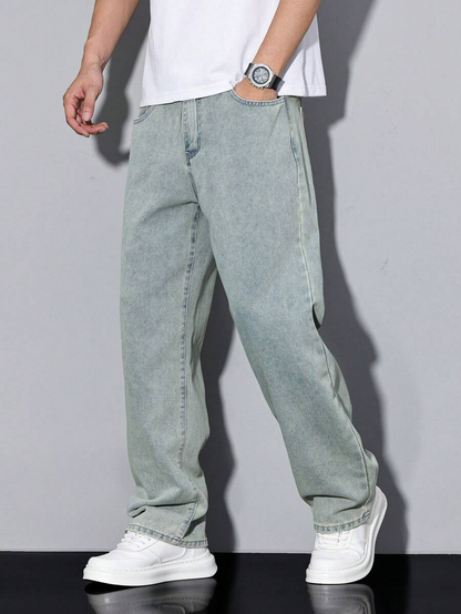 Luca - Pantalón Denim Flow Wide