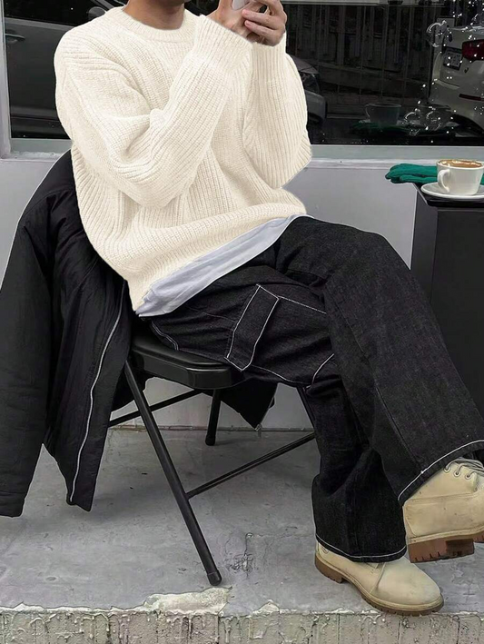 Luca - Jersey de Punto Estructurado Masculino