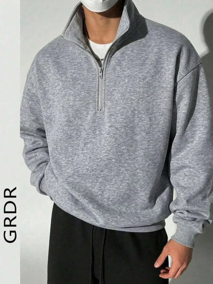 Mateo - Sudadera Cuello Alto con Cremallera