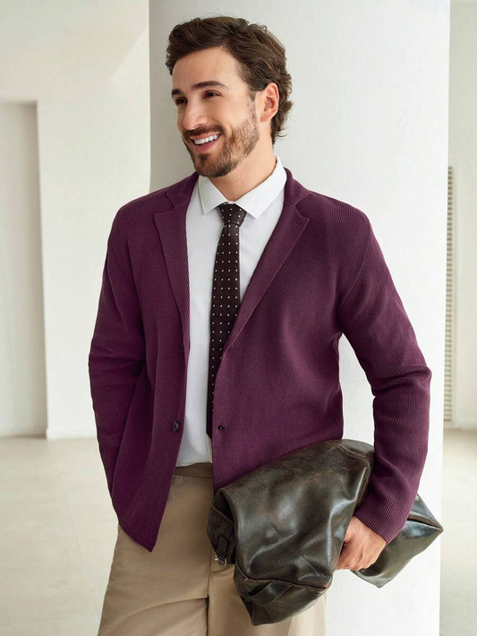 Marco - Cárdigan Masculino de Punto Elegante