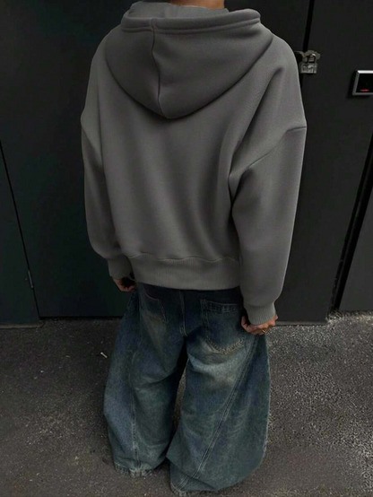 Hugo - Sudadera con Cremallera Estilo Minimalista
