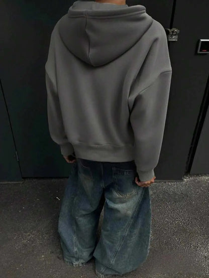 Hugo - Sudadera con Cremallera Estilo Minimalista