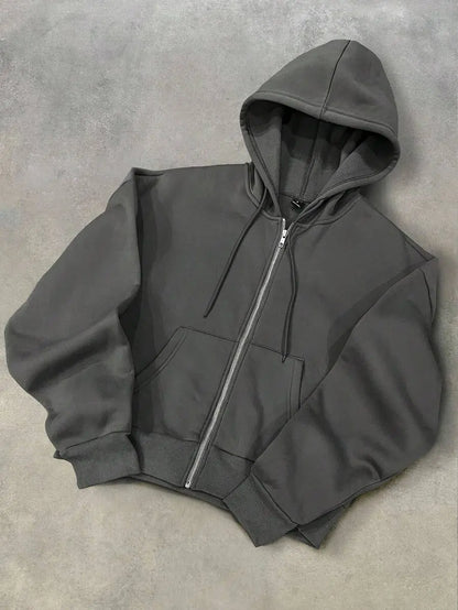 Hugo - Sudadera con Cremallera Estilo Minimalista