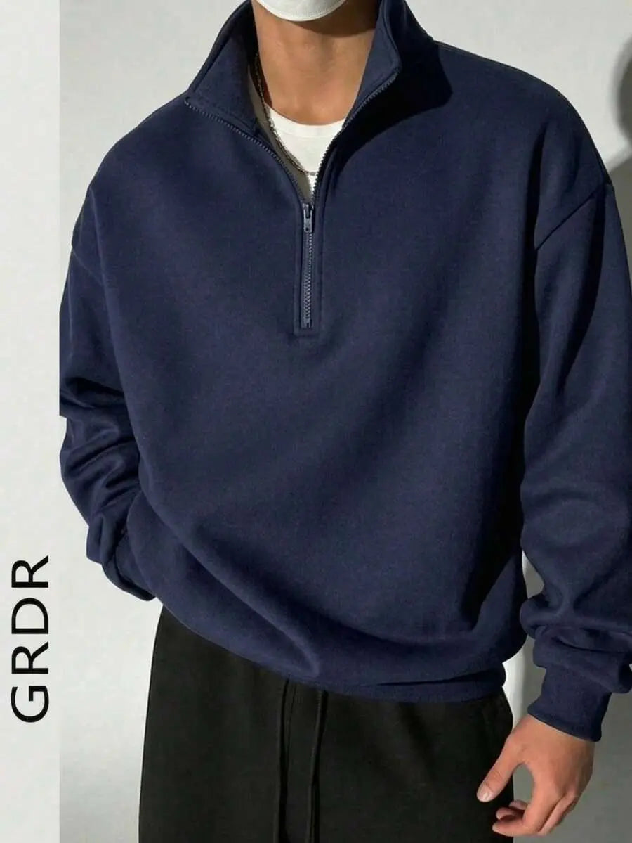Mateo - Sudadera Cuello Alto con Cremallera