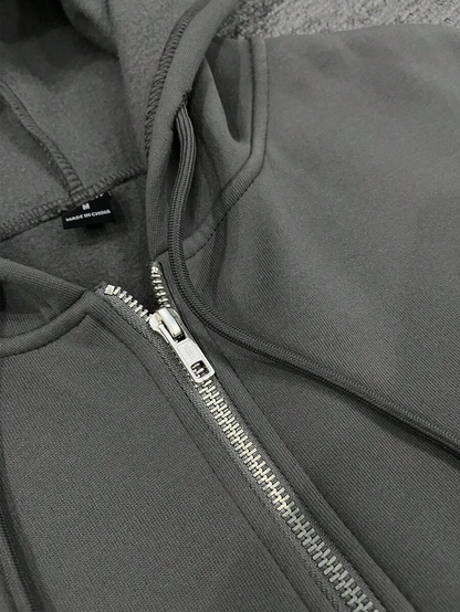 Hugo - Sudadera con Cremallera Estilo Minimalista