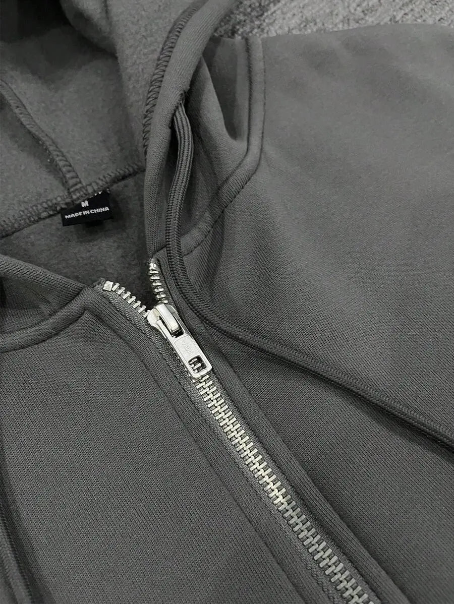 Hugo - Sudadera con Cremallera Estilo Minimalista