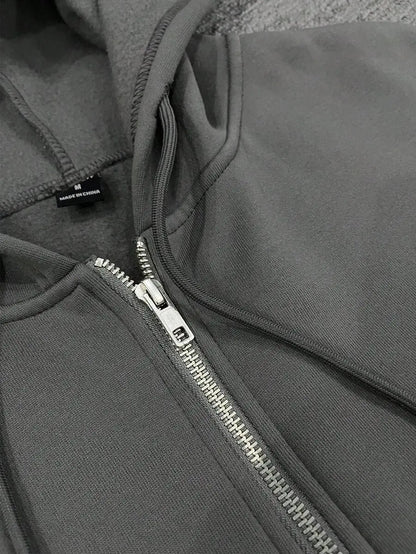 Hugo - Sudadera con Cremallera Estilo Minimalista