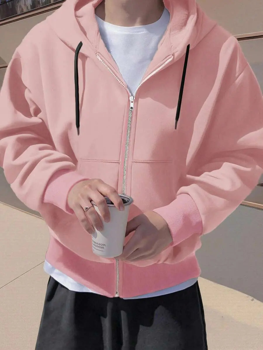 Hugo - Sudadera con Cremallera Estilo Minimalista