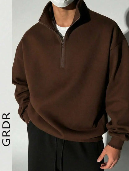 Mateo - Sudadera Cuello Alto con Cremallera