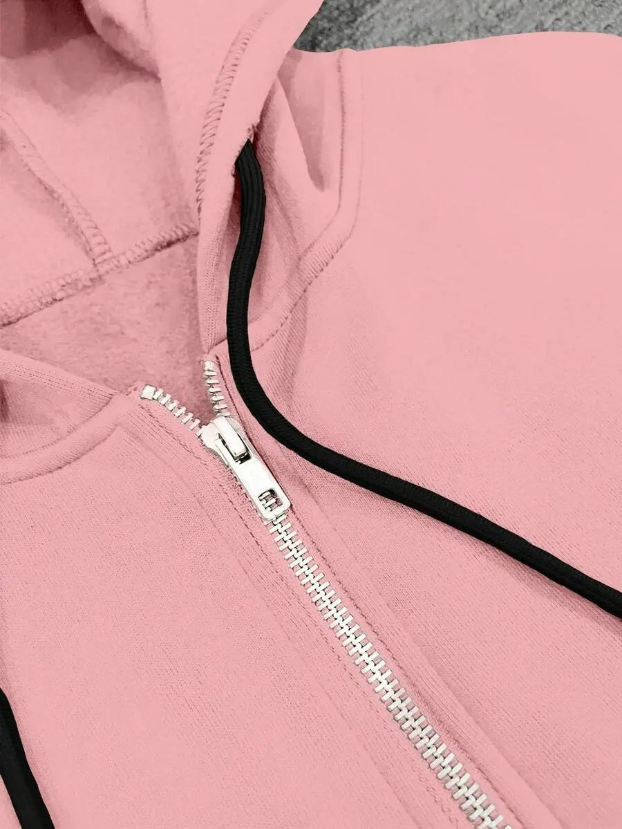 Hugo - Sudadera con Cremallera Estilo Minimalista