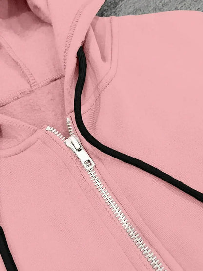 Hugo - Sudadera con Cremallera Estilo Minimalista