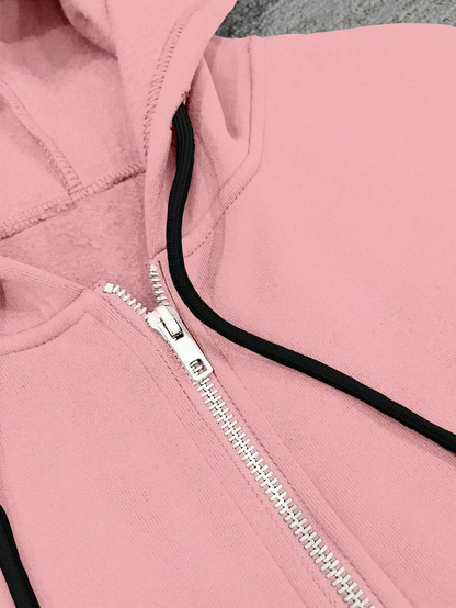 Hugo - Sudadera con Cremallera Estilo Minimalista
