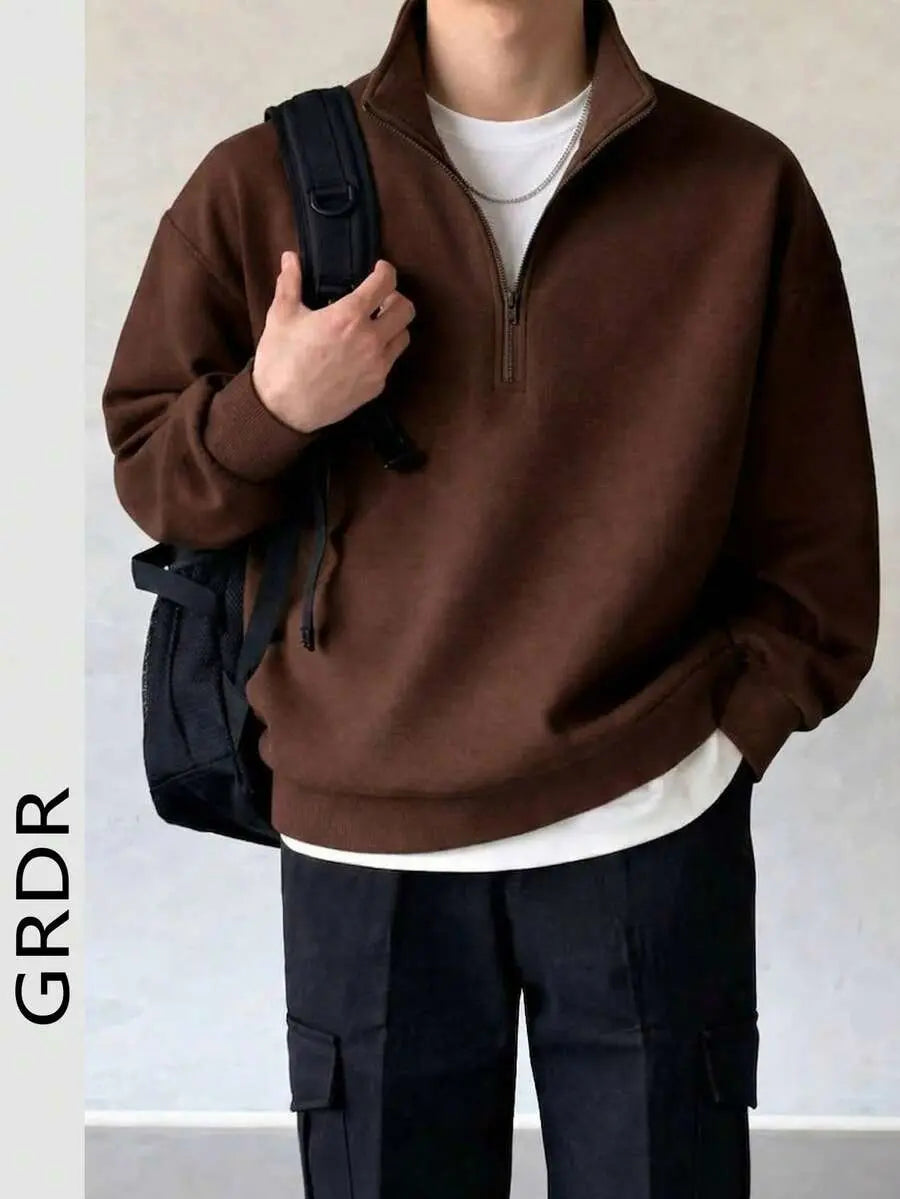 Mateo - Sudadera Cuello Alto con Cremallera