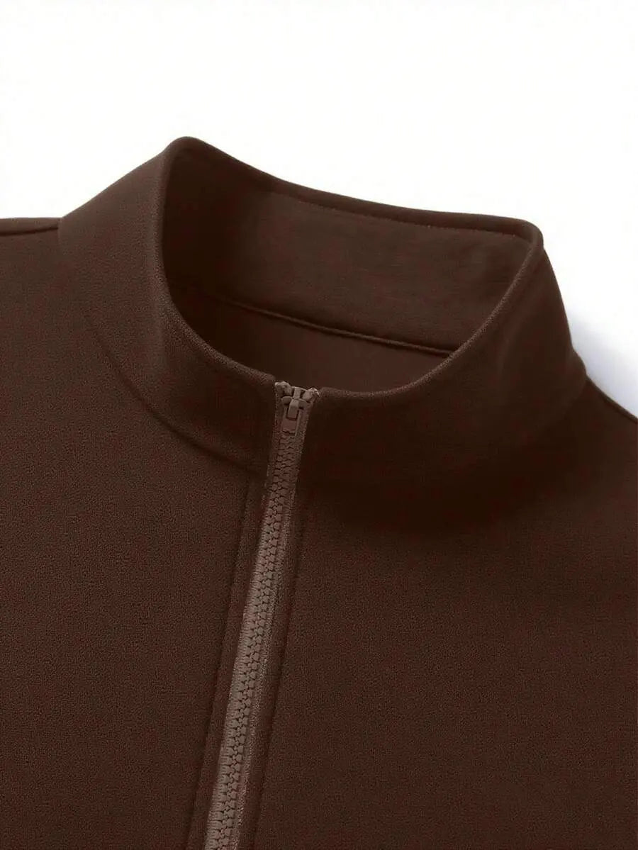 Mateo - Sudadera Cuello Alto con Cremallera