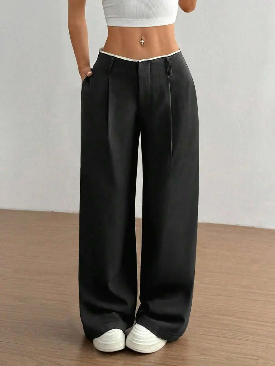 Siena - Pantalón Palazzo Low Waist