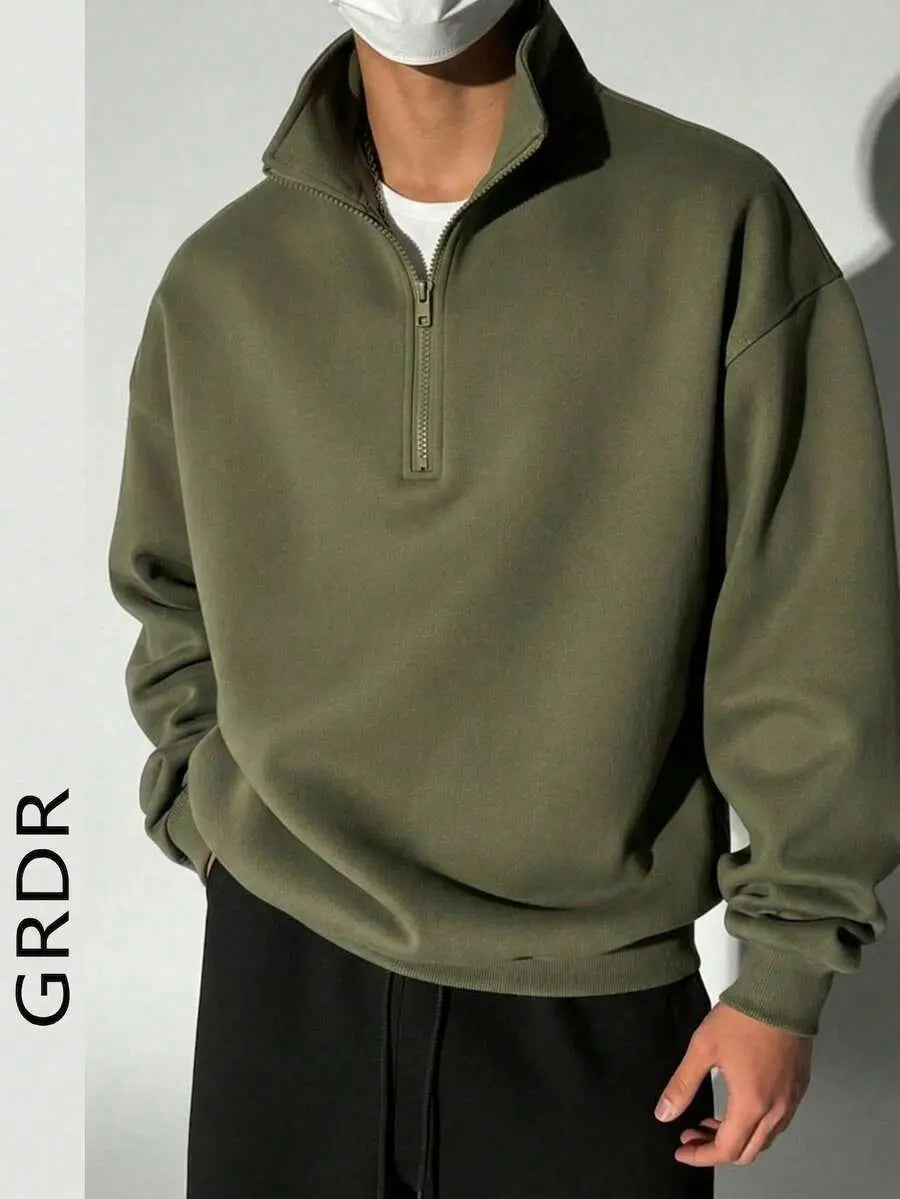 Mateo - Sudadera Cuello Alto con Cremallera