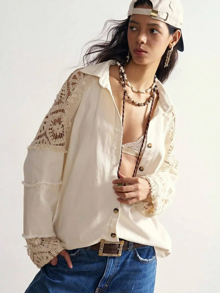 Alessia - Blusa Bordada Boho Premium