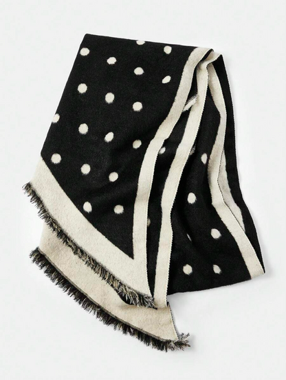 Valeria - Bufanda Reversible de Lunares
