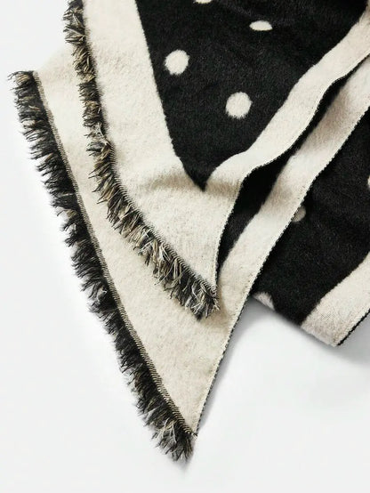 Valeria - Bufanda Reversible de Lunares