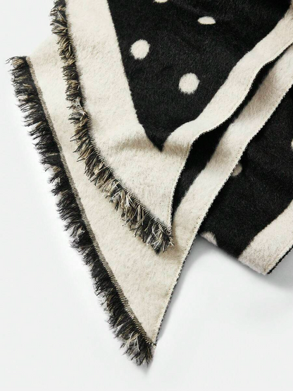 Valeria - Bufanda Reversible de Lunares