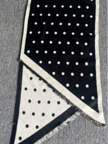Valeria - Bufanda Reversible de Lunares