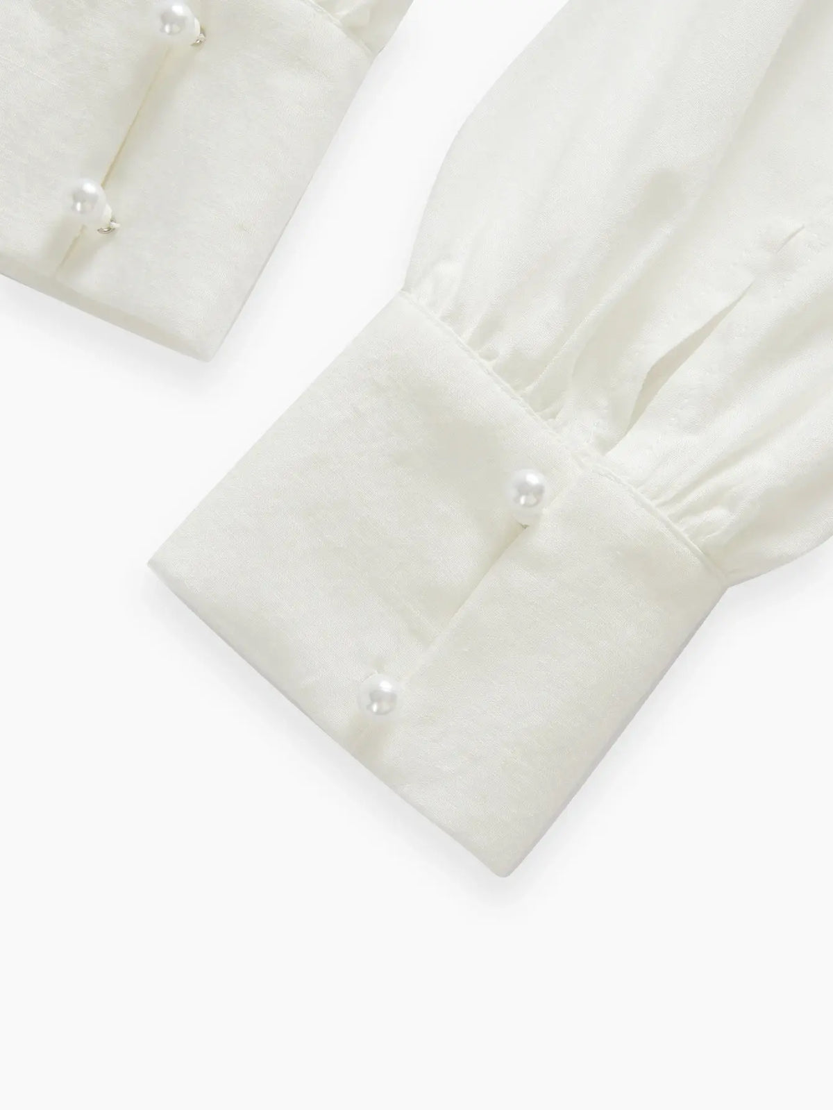 Isabella - Blusa Blanca Elegante con Encaje