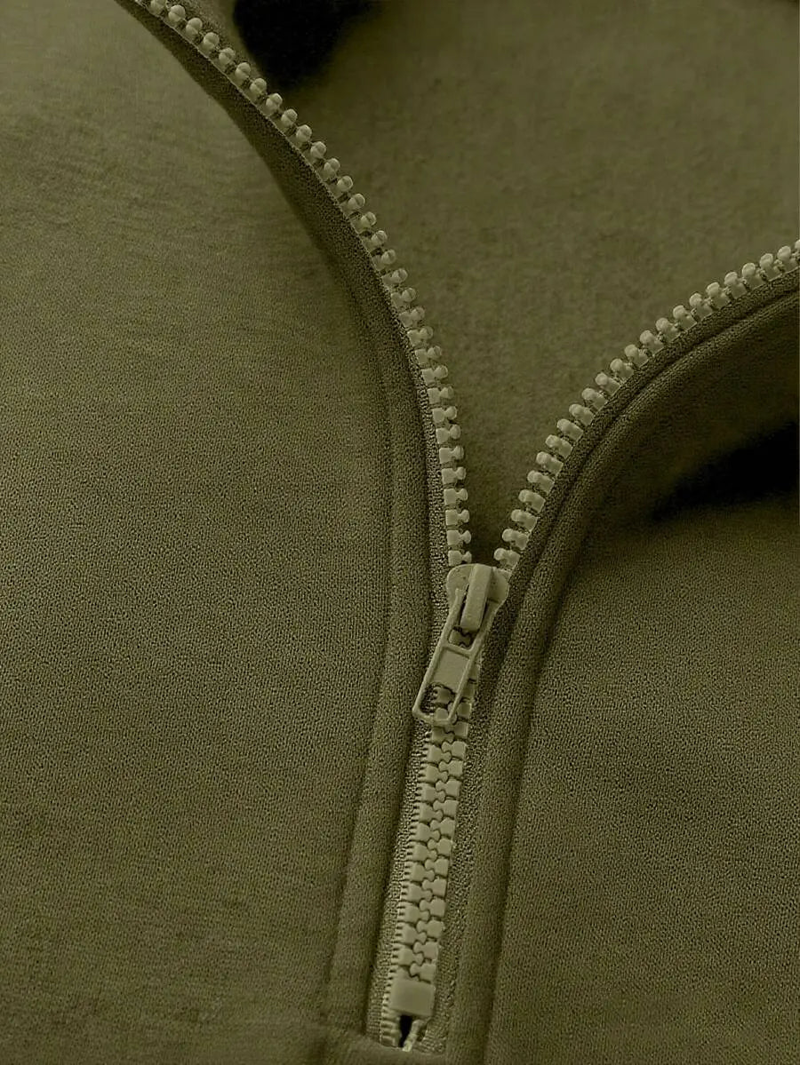Mateo - Sudadera Cuello Alto con Cremallera