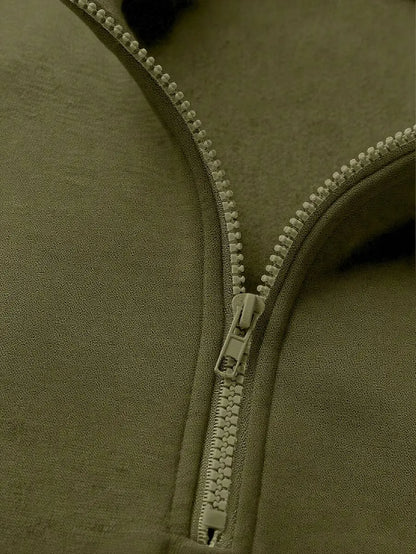 Mateo - Sudadera Cuello Alto con Cremallera