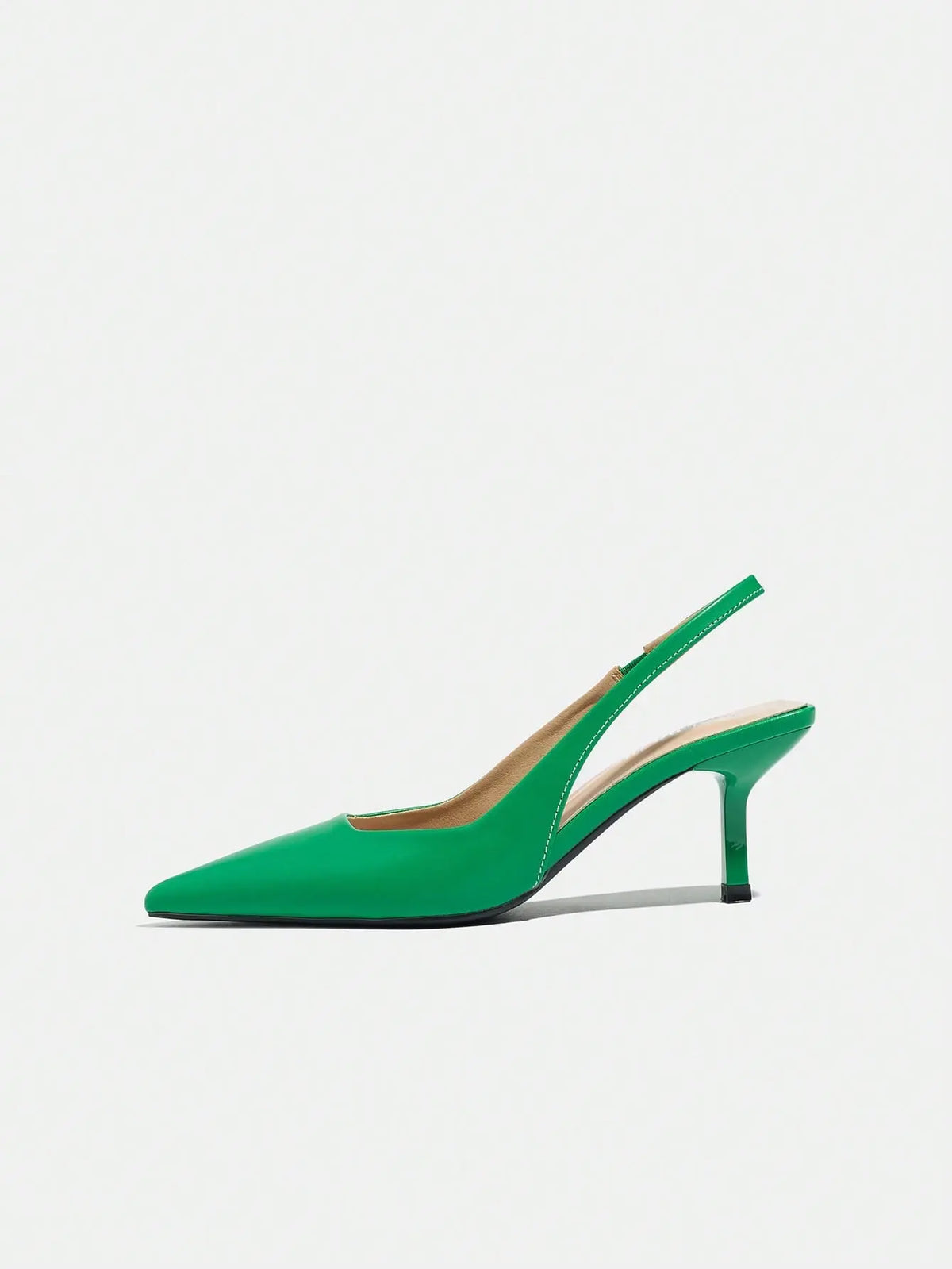 Vega - Slingback de Tacón Kitten con Punta Fina