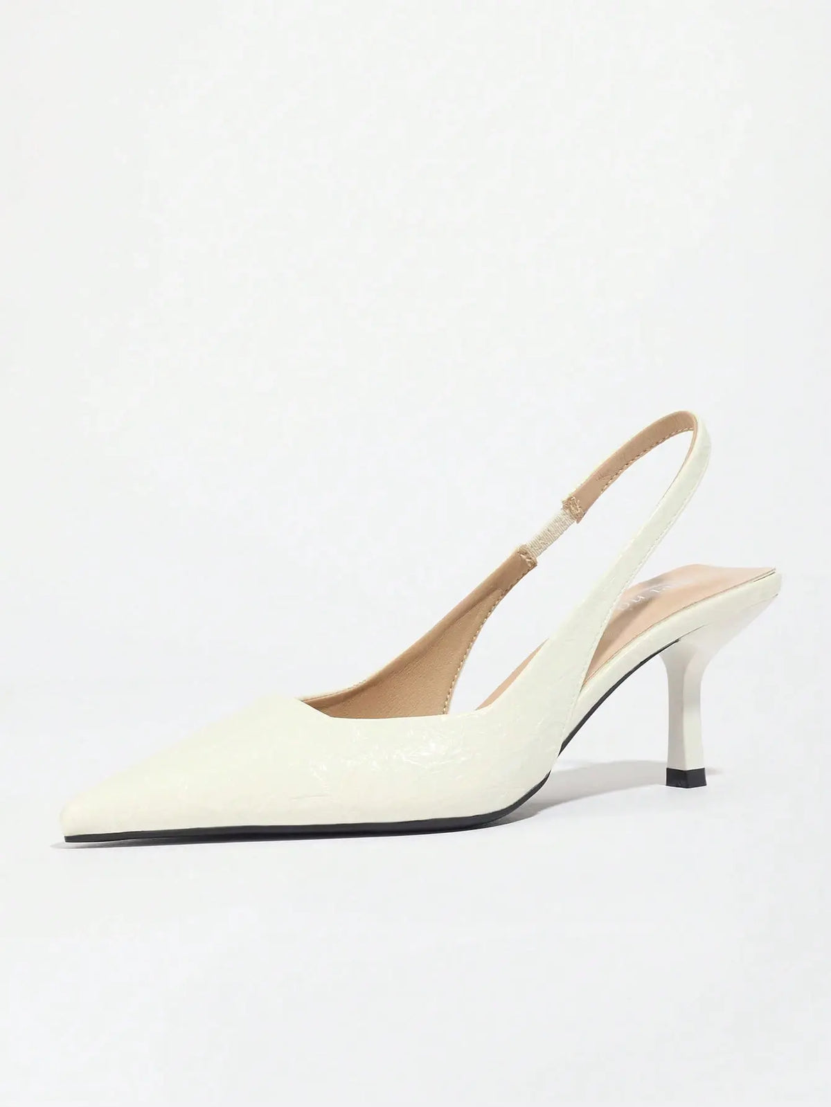 Vega - Slingback de Tacón Kitten con Punta Fina