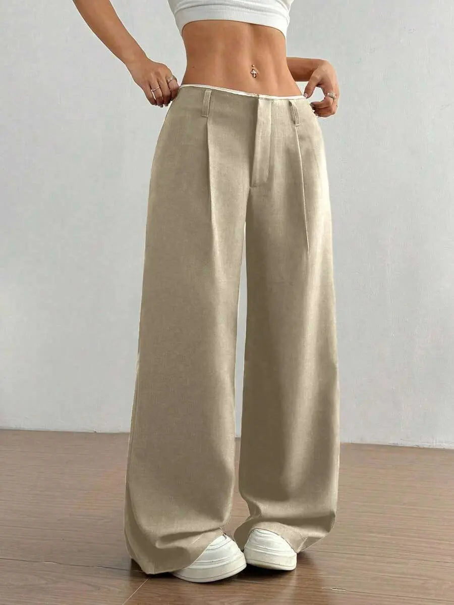 Siena - Pantalón Palazzo Low Waist