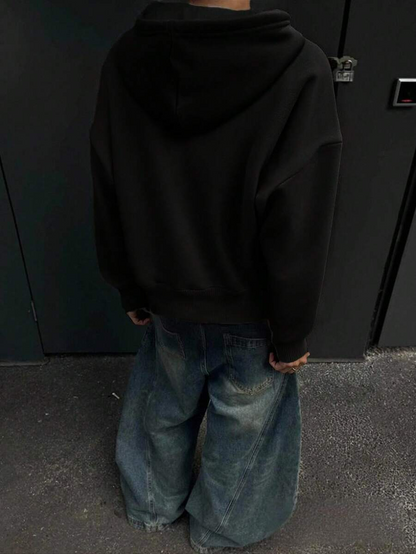 Hugo - Sudadera con Cremallera Estilo Minimalista