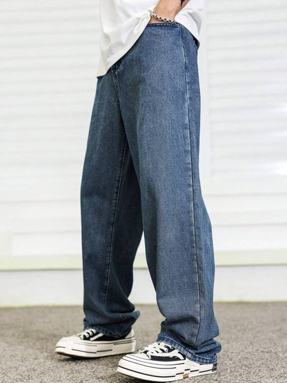 Luca - Pantalón Denim Flow Wide
