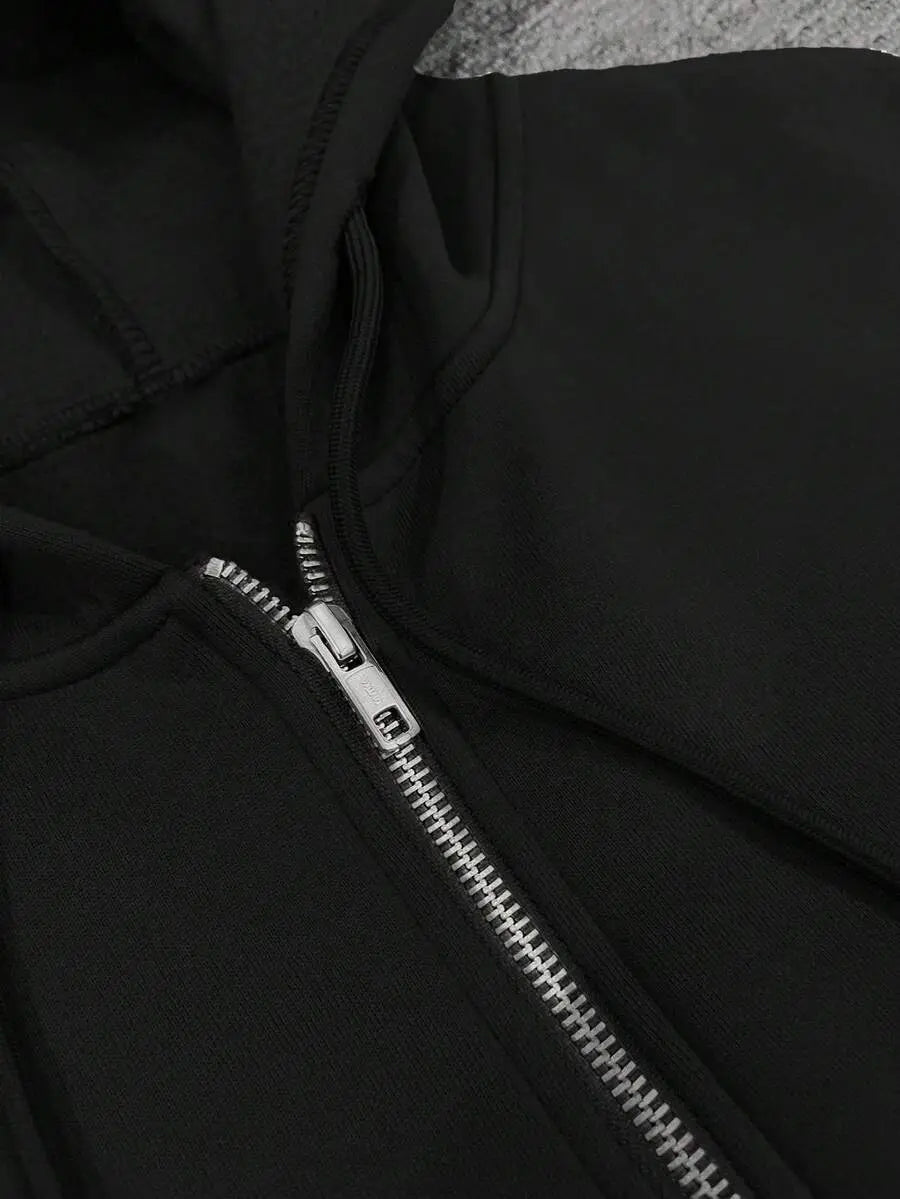Hugo - Sudadera con Cremallera Estilo Minimalista